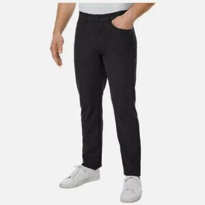 Members Mark Slim Fit Benton Performance Pants New 36x30 Black